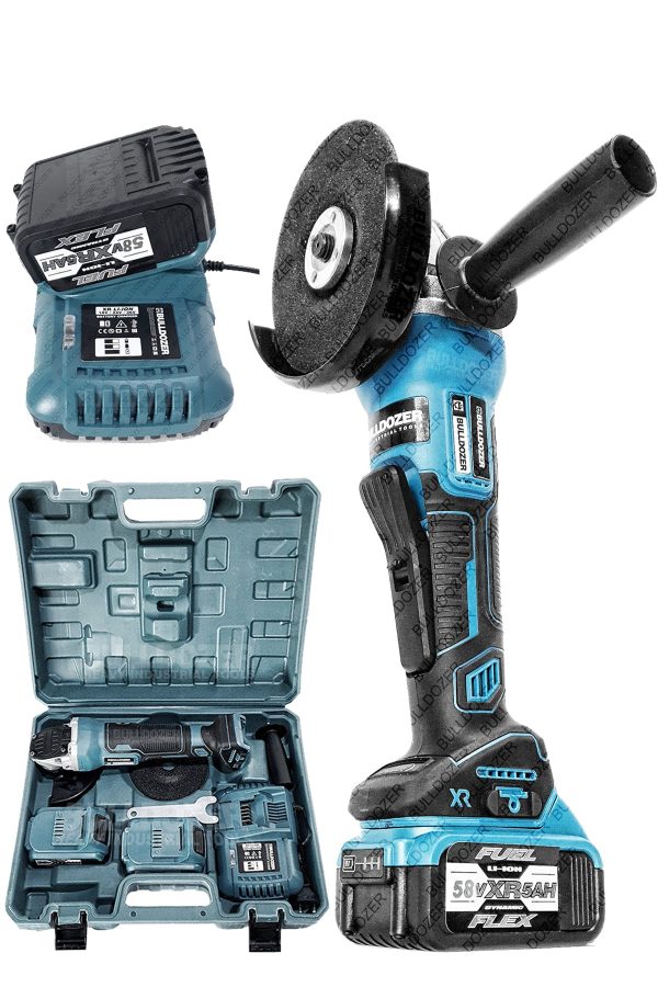 Bulldozer Taşlama Spirel Makinesi 58VBlue PRO Şarjlı Taşlama