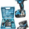 Bulldozer 1200W Kırıcı Delici + Darbeli Çift Akülü Matkap - Görsel 2