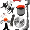 Swazer BS9 Sırt Tipi Süper Set  Benzinli Motorlu Tırpan Ot Çim Biçme Makinesi - Görsel 8