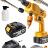 Bulldozer Oto Yıkama Makinesi 2 Akülü Basınçlı Yıkama Set
