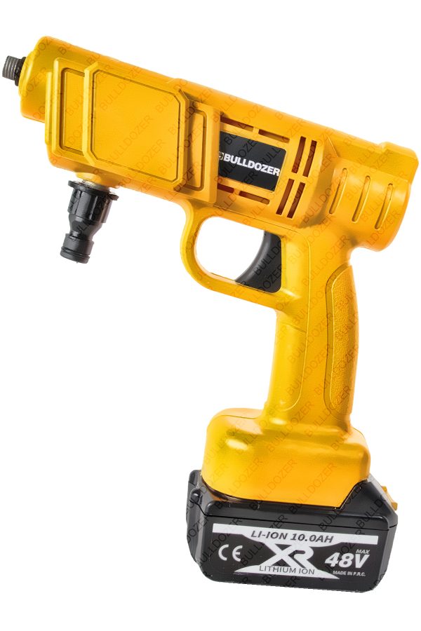 Bulldozer Oto Yıkama Makinesi 2 Akülü Basınçlı Yıkama Set - Görsel 5
