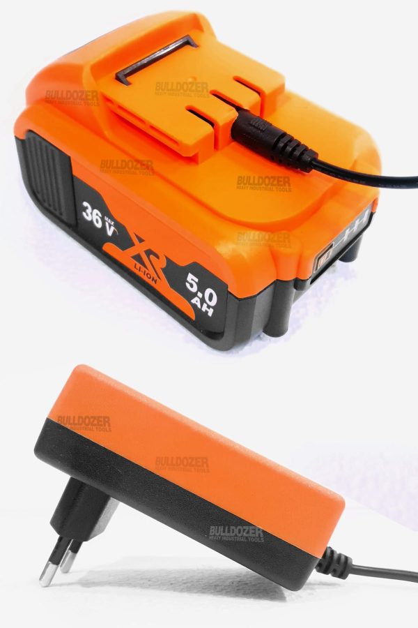 Bulldozer XR 36v 5ah Darbeli 10mm Metal Korumalı Madren Çift Akülü Vidalama 35 Parça ADP TUR - Görsel 7