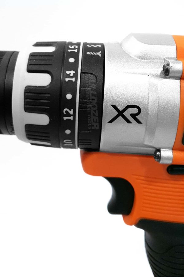 Bulldozer XR 36v 5ah Darbeli 10mm Metal Korumalı Madren Çift Akülü Vidalama 35 Parça ADP TUR - Görsel 6
