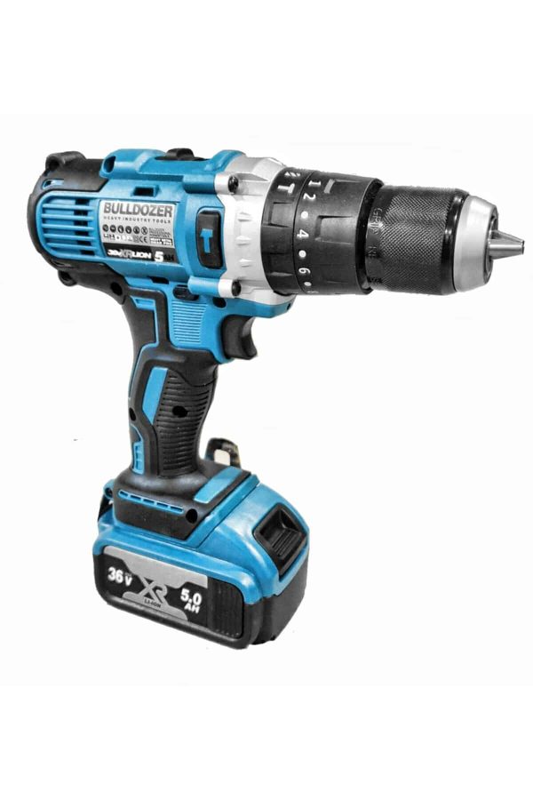 Bulldozer Pro 36v Vidalama Makinesi Akülü Taşlama Makinesi + Testere Aparatı - Görsel 12