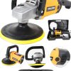 Bulldozer 180mm Polisaj Parlatma Makinesi Devir Ayarlı - Görsel 2