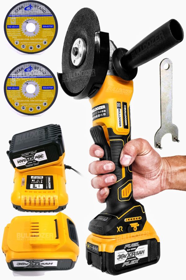 Bulldozer Predator 36v Şarjlı Taşlama + 10mm Şarjlı Vidalama - Görsel 9