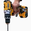 Bulldozer 36vr Darbeli Metal Madren Çift Akülü Şarjlı Vidalama Matkap 35 Parça ADP - Görsel 4