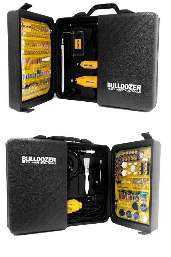 Bulldozer Pro Çift Makineli Gravür Kalıpçı Taşlama 350 Parça - Görsel 5