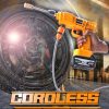Bulldozer Oto Yıkama Makinesi 2 Akülü Basınçlı Yıkama Set - Görsel 6