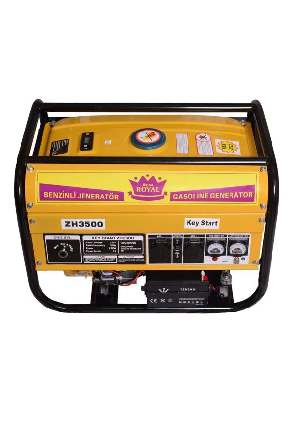 Royal Öm-ka 7hp Benzinli Jeneratör Marşlı Akülü 4T 3kva - Görsel 7
