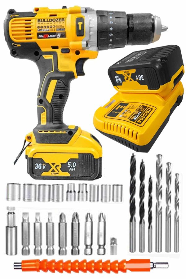 Bulldozer 2 Makine Kömürsüz Kırıcı Delici Xfuel Vidalama - Görsel 4