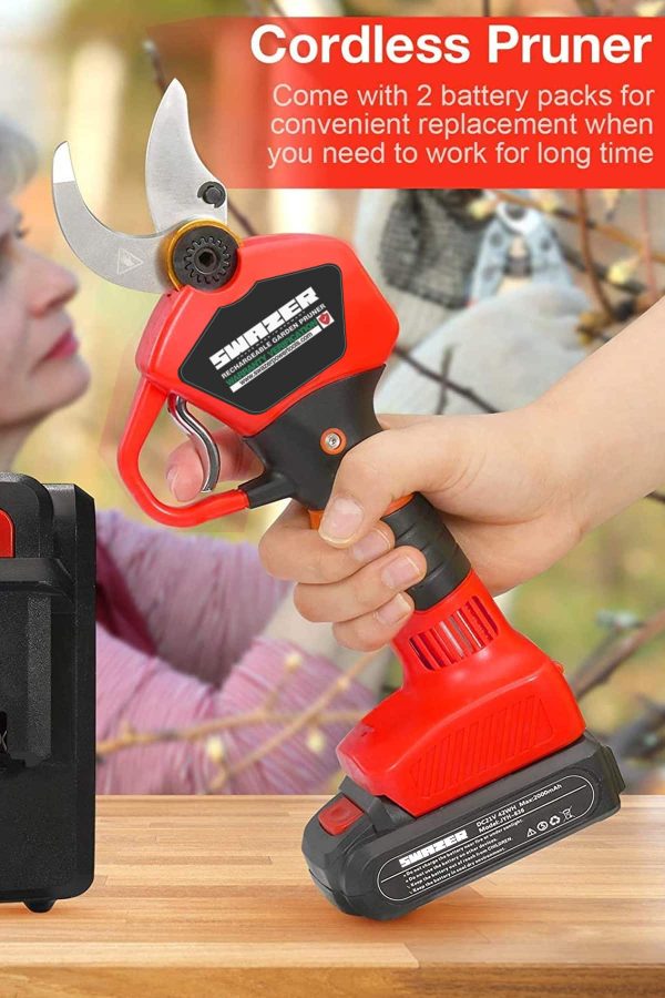 Swazer Pro 21V Çift Akülü Dal Budama Makası Dal Kesme - Görsel 5