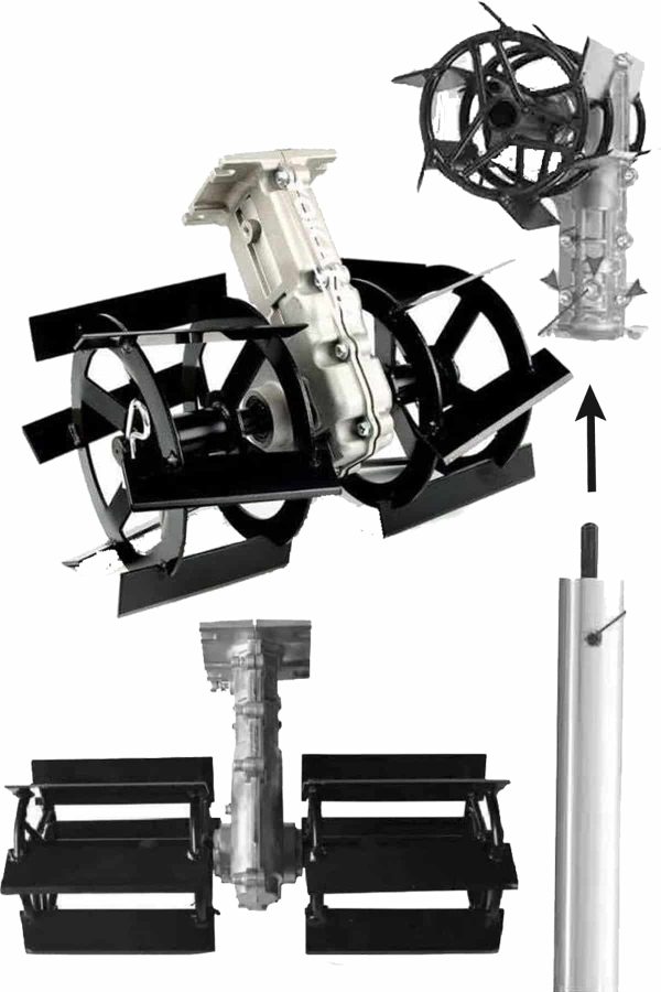 Swazer Çapamax Çapalama Aparatı Eğilmez Bıçak 26mm 9 Diş
