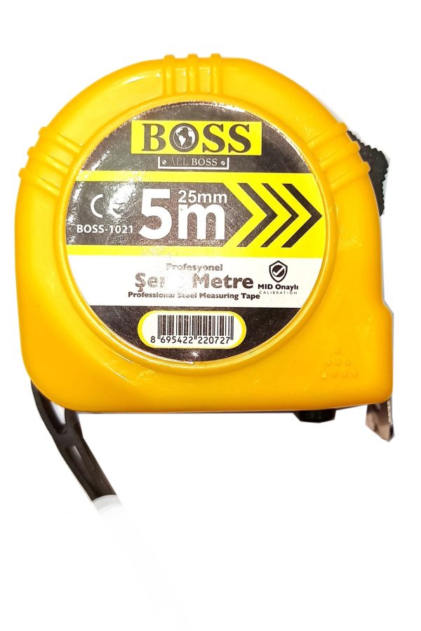 Boss 5 Metre Çelik Metre 5x25 - Görsel 2