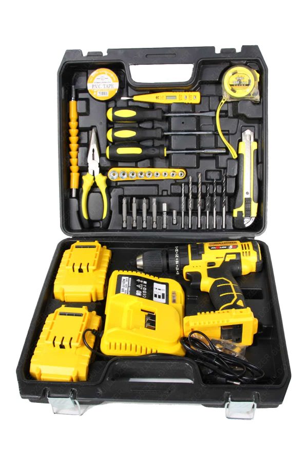 Bulldozer Maximum 36 Parça Set Darbeli Akülü Vidalama OUTLET - Görsel 7
