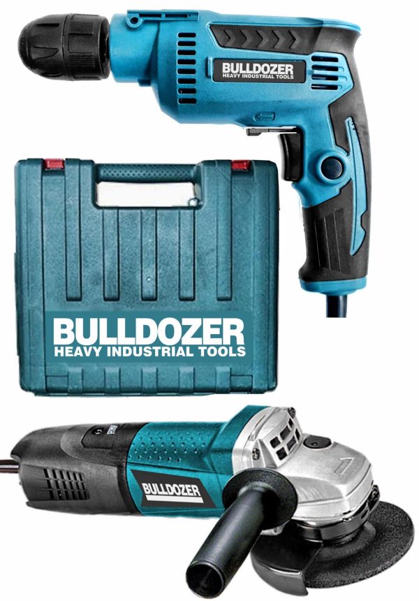 Bulldozer Süper Set Avuç Taşlama ve Elektrikli Mini Matkap - Görsel 2