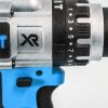 Bulldozer XR36V Blue Darbeli Kömürsüz Matkap Dübel Setli Çift Akü - Görsel 2