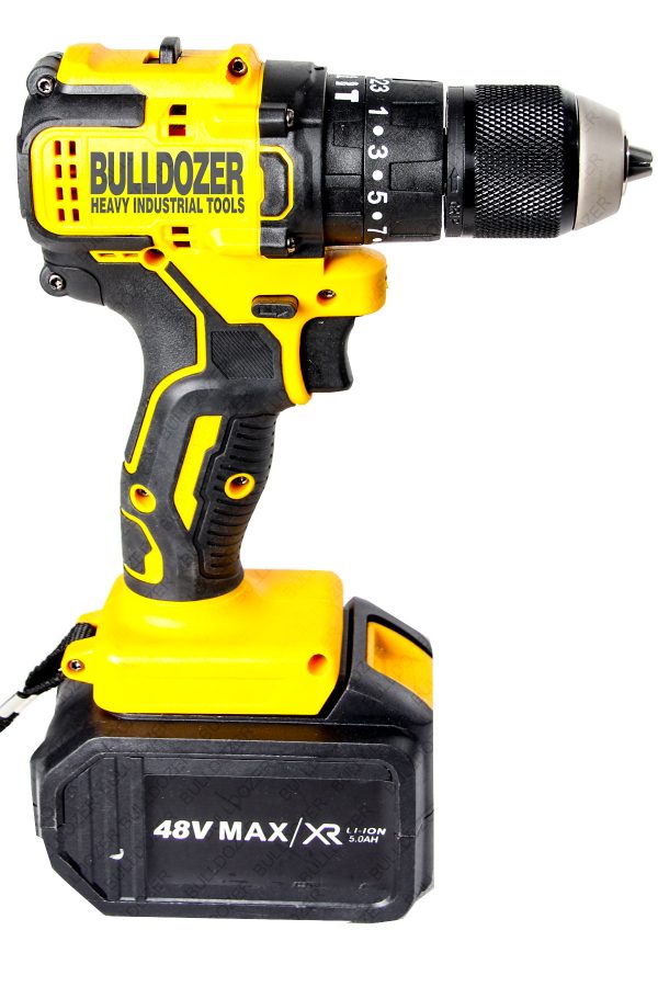 Bulldozer 48V 13MM Darbeli Kömürsüz Matkap - Görsel 2