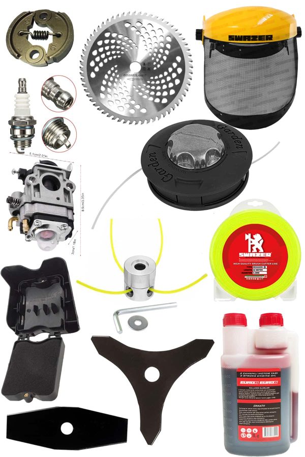 Swazer S12 pro Set Tırpan Aksesuar Yedek Parça Aksesuar Seti