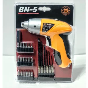 BN-5 Turbo Li-on Şarjlı Tornavida 4.8 V 24 Parça Uç Hediyeli