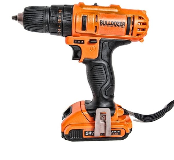 Bulldozer XR-TİTAN 24 V 5 Ah Darbeli Çift Akülü Şarjlı Vidalama Matkap + 27 Parça Titan Usta Seti - Görsel 10