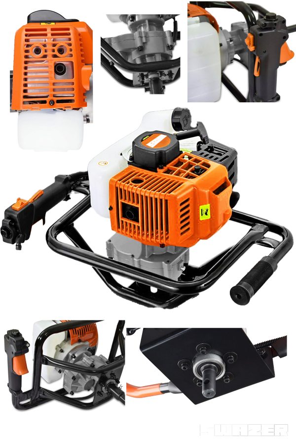 Swazer A520 Toprak Burgu Makinası Yalnızca Motor