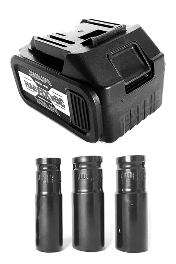 Bulldozer Kömürsüz Motor Somun Sıkma 36v Şarjlı  Tek Akülü SET - Görsel 4