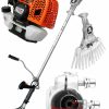 Swazer  4X4Hp 2T Tırpan Benzinli Motorlu Zeytin Fındık 24 Parmak Ceviz Silkeleme Makinesi GTXTRON5800