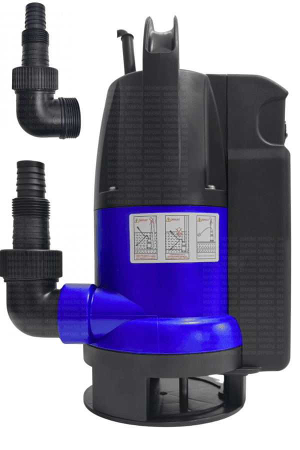 750 Watt Gizli  Şamandıralı Plastik Dalgıç Su Pompası Hidrafor 1 Hp