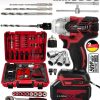 BULLDOZER 598vf Professional Somun Bijon Sökme Şarjlı Darbeli Matkap Vidalama Set Setli 32 Parça - Görsel 2