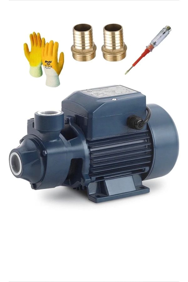 BULLDOZER Bakır Sargı Qb-60 1 Parmak 0.75 Hp 0.55 Kw Su Motoru Su Pompası Dinamo 220v Rekor Takım