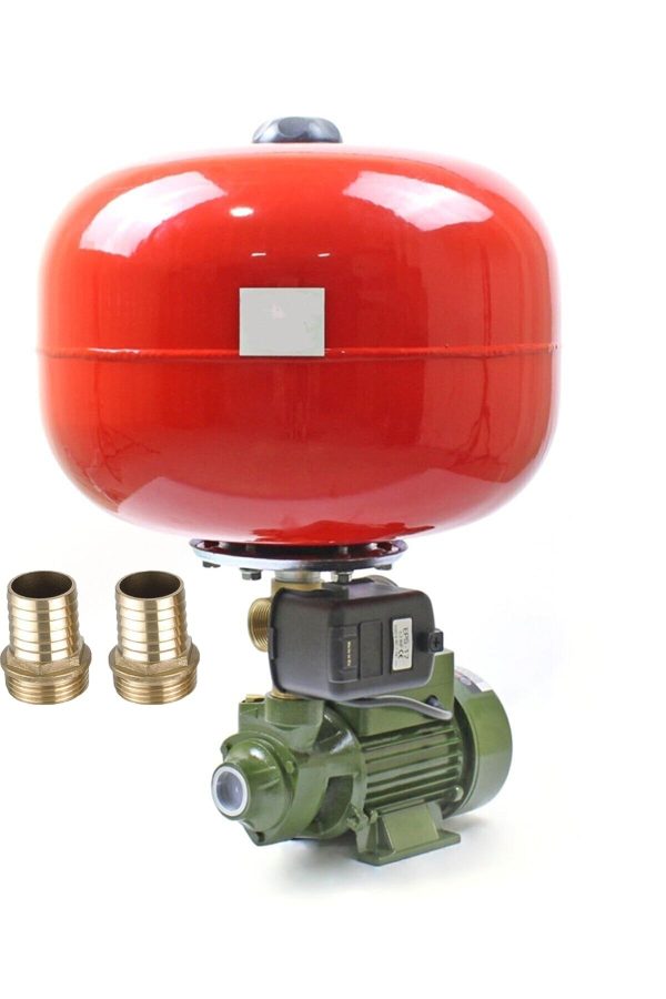 BULLDOZER Qb60 24 Lt 0.75 Hp Tank Santrifüj Otomatik Hidrofor Pompa Paket Hidrofor 0,75 Hp