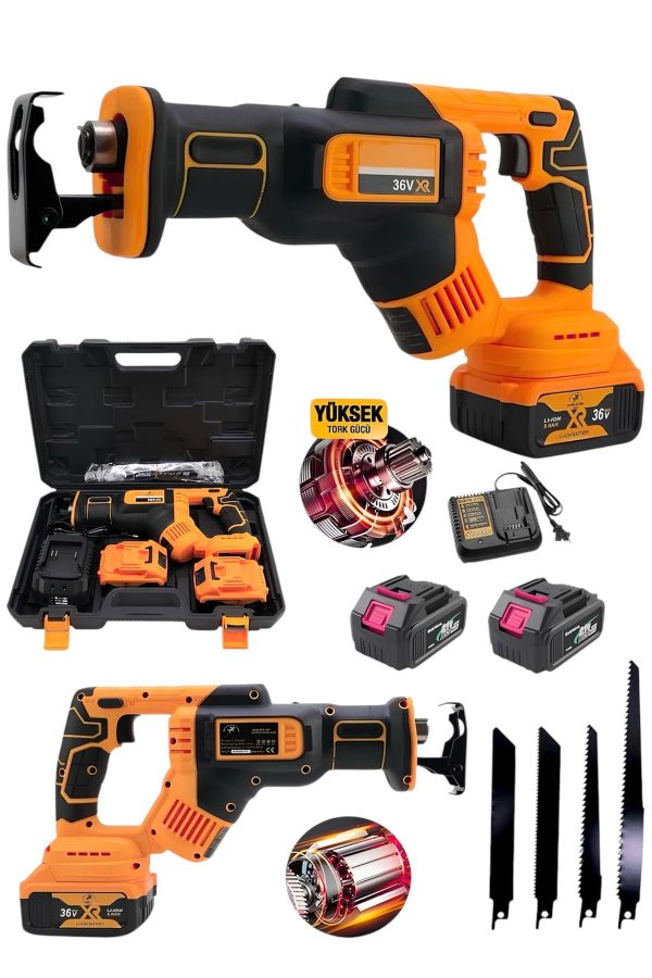 BULLDOZER Kömürsüz Motor 4 Bıçaklı 2x Akülü Şarjlı Tuğla Yutong Et Kemik Kesme Tilki Kuyruğu Makinesi