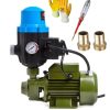 BULLDOZER Su Pompası 0.75 Hp 0.55 Kw Hidrofor Otomatik Sistem Su Pompası Qb60 Rekor