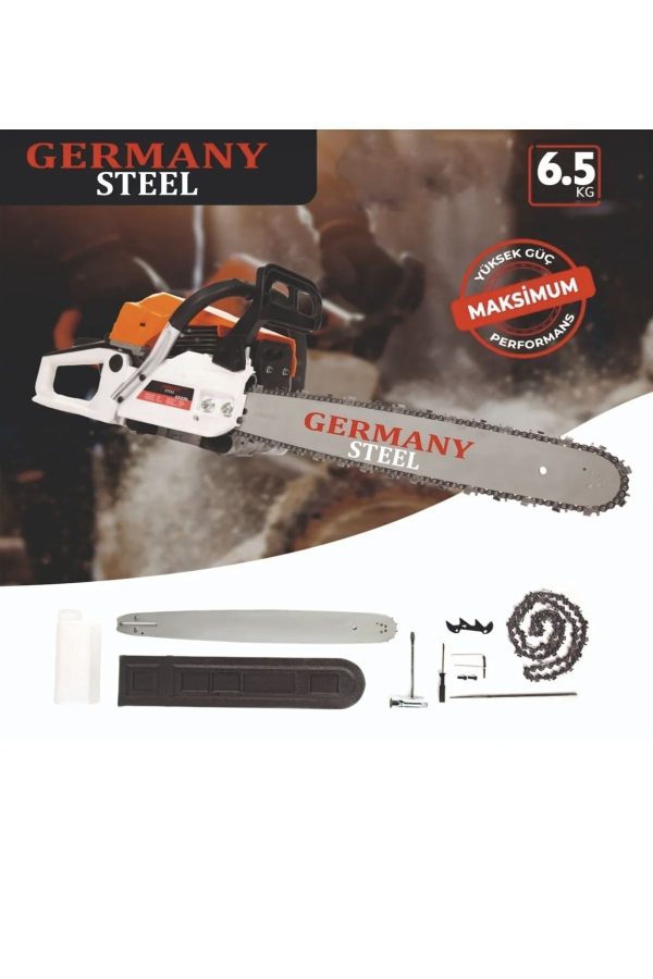 BULLDOZER Germany Benzinli Testere 12 Hp Ağaç Odun Dal Kesme Makinesi Orman Motorlu Testeresi Profesyonel - Görsel 2