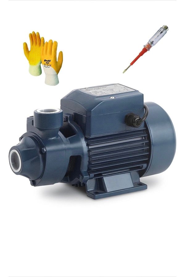 BULLDOZER 100% Bakır Qb-60 1 Parmak 0.75 Hp 0.55 Kw Su Motoru Su Pompası Dinamo 220v Set