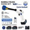 BULLDOZER 988V DX Çift Akülü Şarjlı Yüksek Basınçlı Oto Araba Bahçe Yıkama Ve Temizleme Tabancası Makinesi - Görsel 2