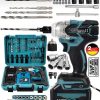 BULLDOZER 598vf Professional Somun Bijon Sökme Şarjlı Darbeli Matkap Vidalama Set Setli 32 Parça - Görsel 2