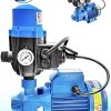 BULLDOZER Alman Dkm80 0.75 Kw 1 Hp 1" Bakır Sargılı Paket Hidrofor Sistem Su Pompası Su Motoru 35 Mt Dik 2 KAT