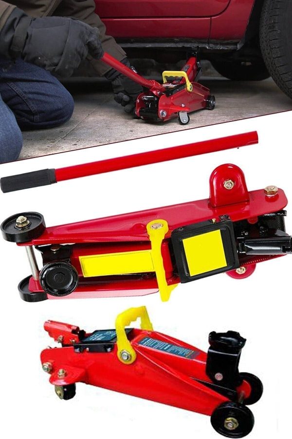 BULLDOZER Çelik 2 Ton Timsah Kriko Hidrolik 2 Ton Araba Krikosu Çantalı - Görsel 2