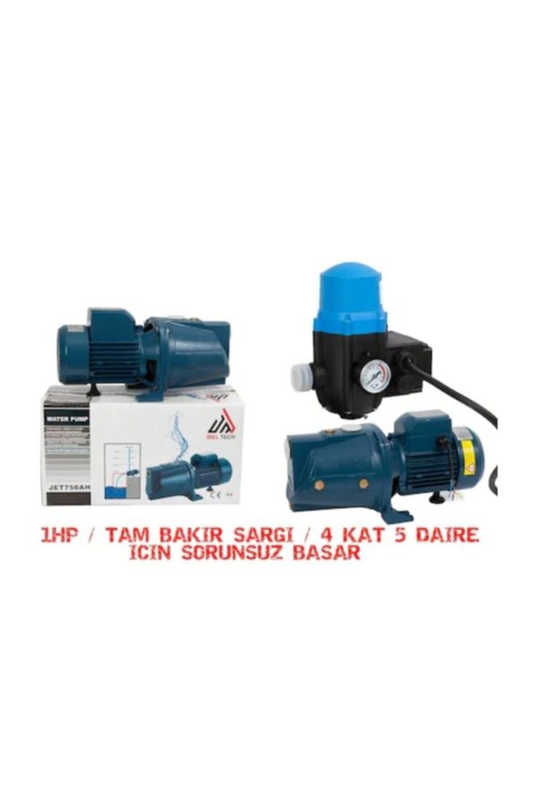 BULLDOZER Bakır Sargı Paket Hidrofor Multi Jet-750 4 Kat 5 Daire Stx-ibl-750 - Görsel 2