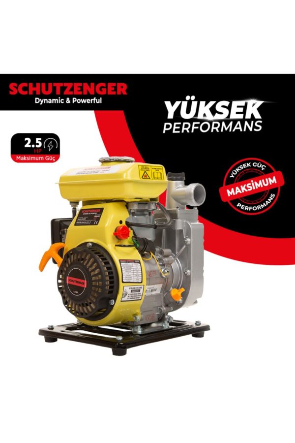 BULLDOZER Sc-25a Benzinli Su Pompası 1 Inc 2,5 Hp Benzinli Su Motoru - Görsel 4