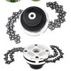 Motorlu Tırpan Universal Metal Başlık | Zincirli Tırpan Aparatı Başlığı Ot Çalı Biçme Seti - Görsel 2