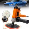 Profesyonel 6 Kademe Devir Ayarlı Dikey Koltuk Yıkama,Pasta Cila  Polisaj Makinesi 180mm - Görsel 4
