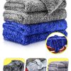 Pro Mikrofiber Kalın Büyük Boy Emici Çift Yüzlü Araç Kaporta Kurulama Cila Bezi 50 X 85 -1 Adet