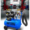 Bakır Sargı Turbo 24LİTRE Yağsız Motor Süper Hızlı Dolum Hava Kompresörü 5li Havalı Set - Görsel 5