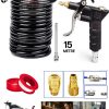 15 Metre Kompresör Spiral Hava Hortumu 8 Mm Hava Tabancası ve Recor Jak Takım - Görsel 2