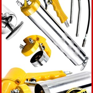 Premium Yüksek Kalite Havalı Gres Yağ tabancası 500cc Büyük Boy Hortum Ve Gres Ucu Hediyeli
