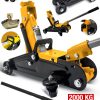 Ultra Series Profesyonel Metal Tekerlekli 2Ton/ 2000 KG Arabalı Hidrolik Kriko Araç Oto Kriko - Görsel 2