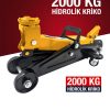 Ultra Series Profesyonel Metal Tekerlekli 2Ton/ 2000 KG Arabalı Hidrolik Kriko Araç Oto Kriko - Görsel 4